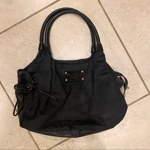 Kate Spade black nylon shoulder bag